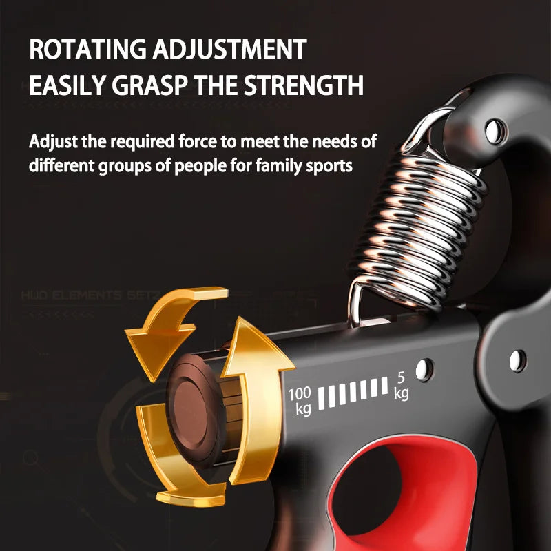 5-60/100/150KgGrip Strength gimnasio Wrist Expander Hand Strengthener ajustable muscular Recovery fitness Hand Strength ejercicio
