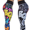 Mujer Digital Printing Leggings entrenamiento Leggings alta Waist Push up Leggins Mujer fitness Leggings Mujer'S pantalones