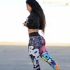 Mujer Digital Printing Leggings entrenamiento Leggings alta Waist Push up Leggins Mujer fitness Leggings Mujer'S pantalones