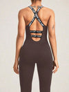 Jumpsuit Deportivo con Espalda de Tirantes y Efecto Moldeador