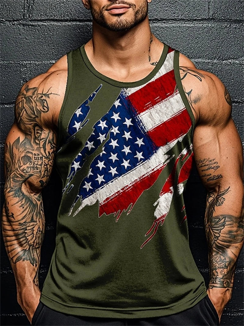 Camiseta de Tirantes "American Pride"