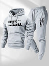 Conjunto Deportivo Diesel 1978 – Sudadera con Capucha + Jogger Hombre (Gris)