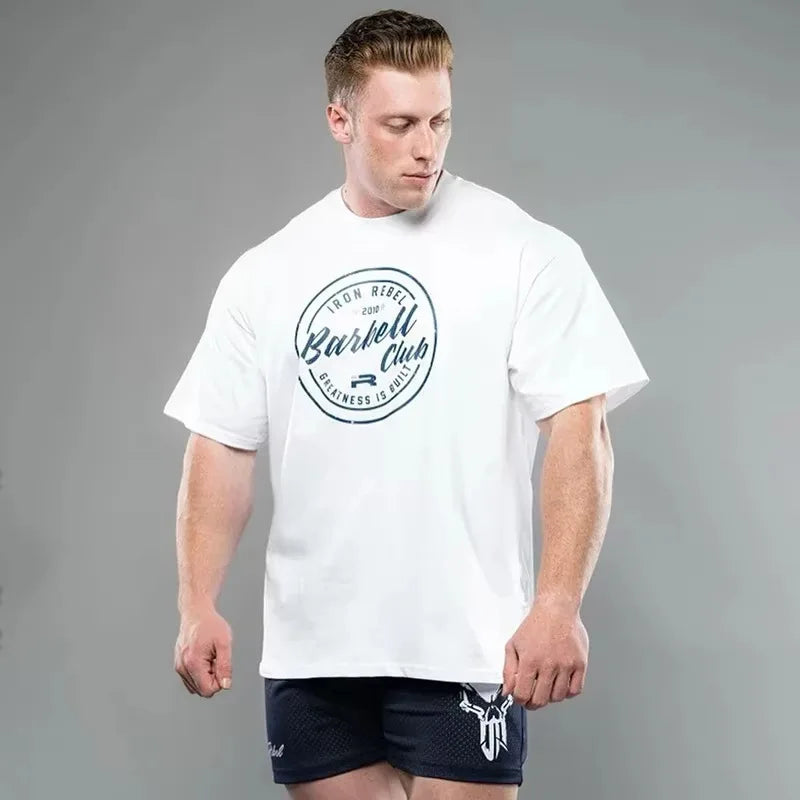 Camiseta Oversized Streetwear y gimnasio