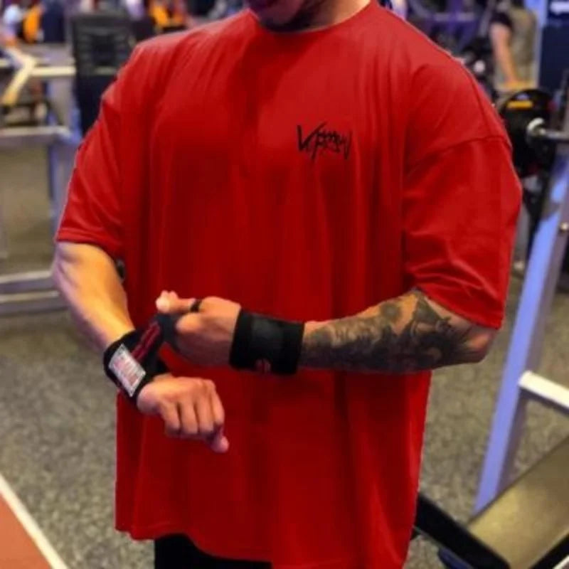 Camiseta Alpha Performance – Edición Iron Strength y Oversize gimnasio