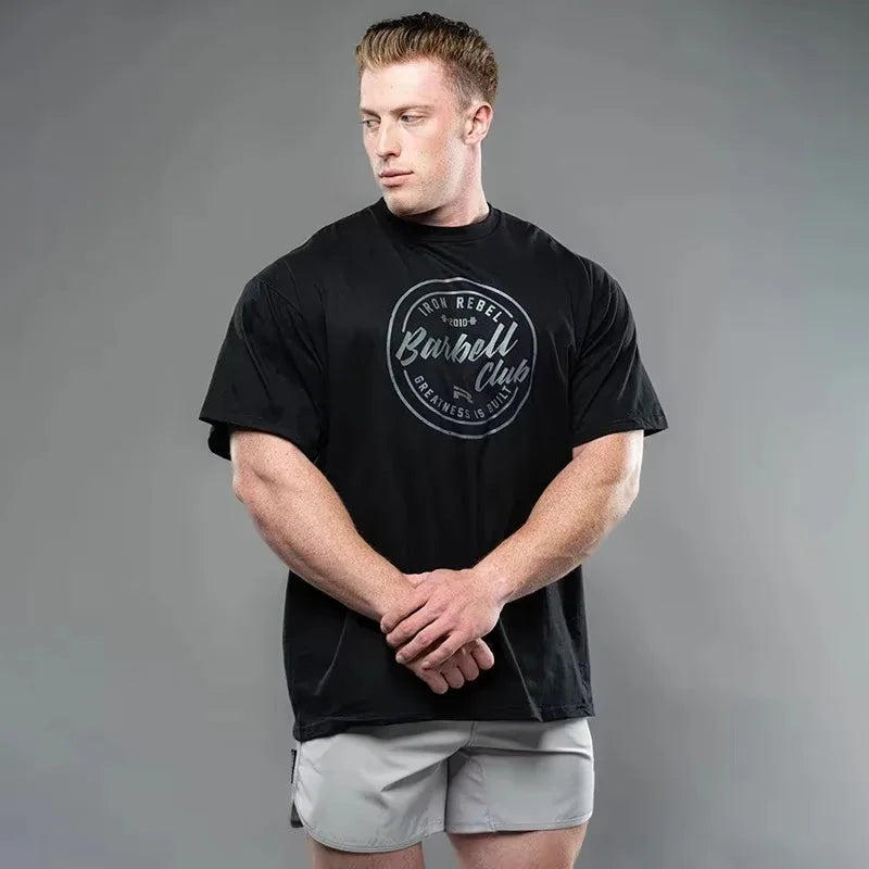Camiseta Oversized Streetwear y gimnasio