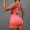 Conjunto de 2 Piezas: Top Deportivo y Shorts de Fitness