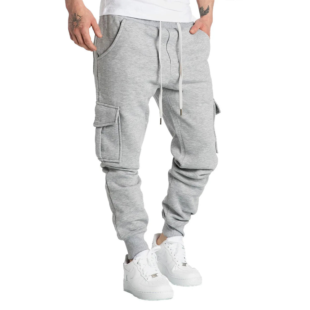 Mens pantalones de chándal Straight Fit joggers