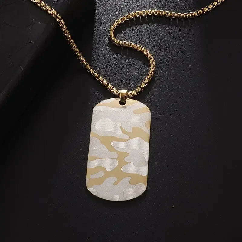 Collar de Acero de Titanio "Dumbbell"