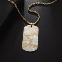 Collar de Acero de Titanio "Dumbbell"