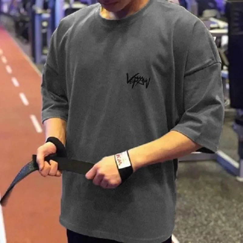 Camiseta Alpha Performance – Edición Iron Strength & Oversize Gym