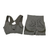 Conjunto de 2 Piezas: Top Deportivo y Shorts de Fitness
