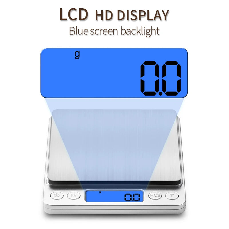 Báscula Digital alimentacion LCD