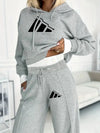 Sudadera con Capucha y Pantalón con Estampado A67