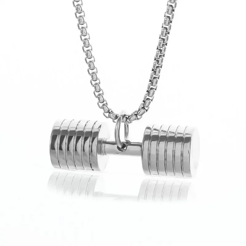 Collar de Acero de Titanio "Dumbbell"