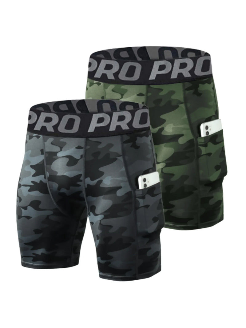 Pantalones Cortos de Compresión Hombre PBL SPORT