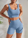 Set Deportivo 2 Piezas (Top y pantalones cortos) para fitness