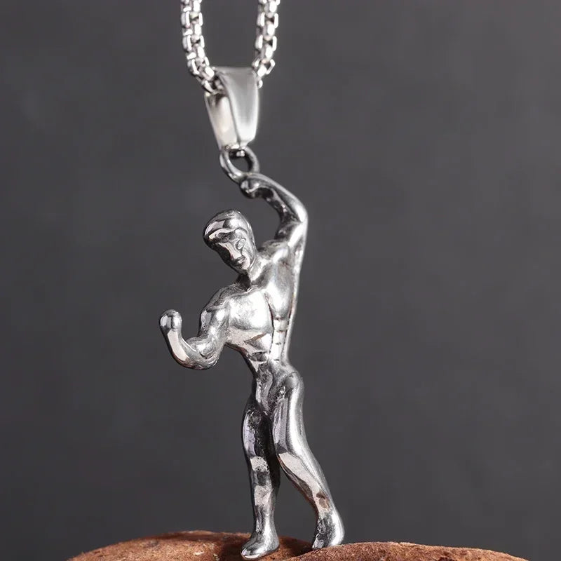 Collar de Acero de Titanio "Dumbbell"
