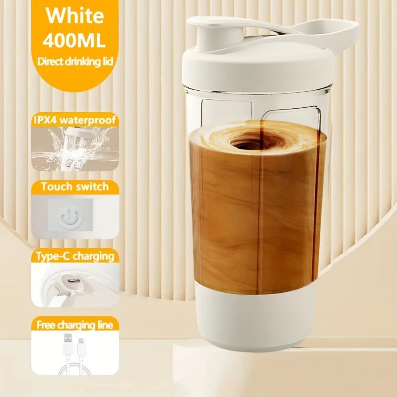 Taza agitadora eléctrica con carga portátil