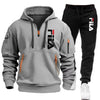 Conjunto de dos piezas de sudadera con capucha de manga larga, jersey y pantalones