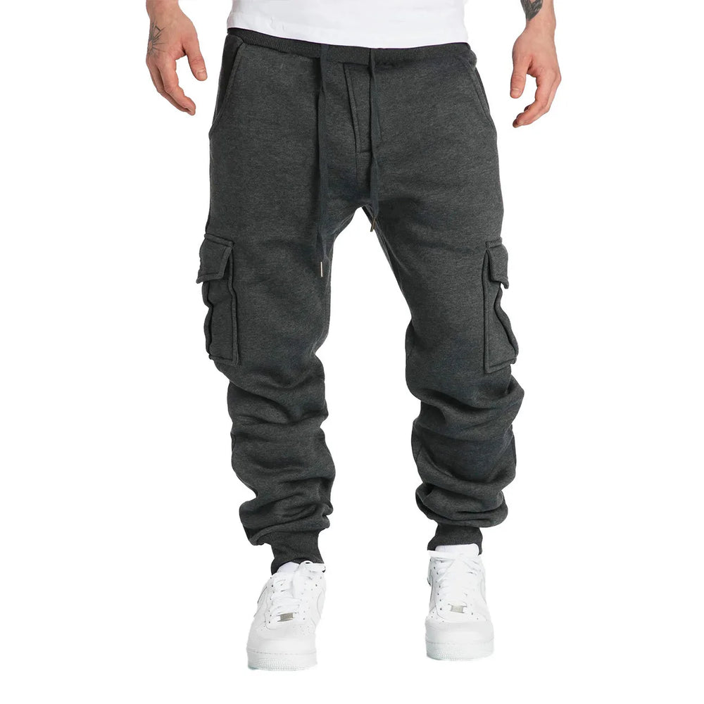 Mens pantalones de chándal Straight Fit joggers