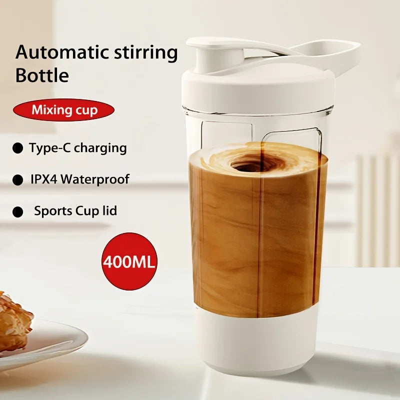 Taza agitadora eléctrica con carga portátil