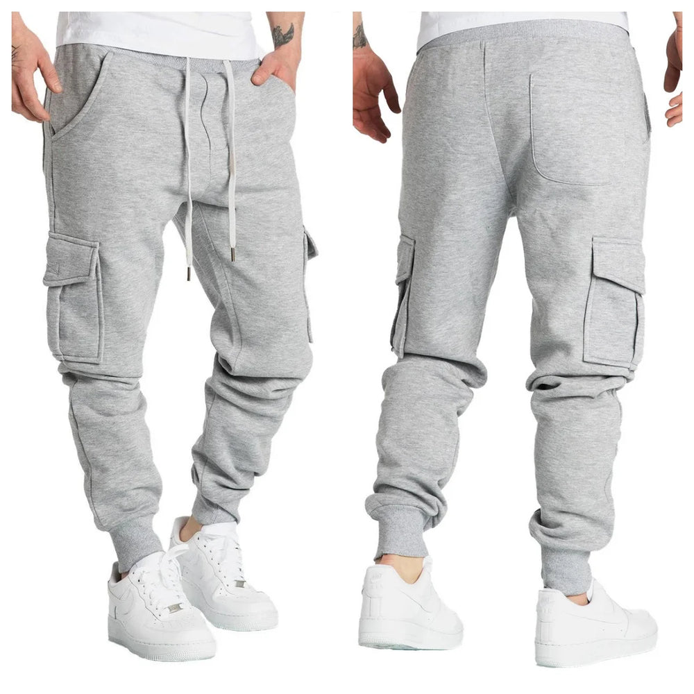 Mens pantalones de chándal Straight Fit joggers