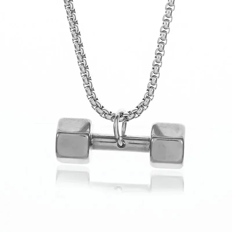 Collar de Acero de Titanio "Dumbbell"