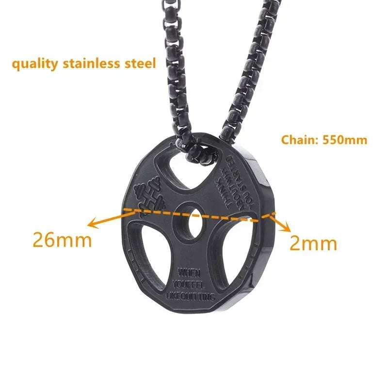 Collar de Acero de Titanio "Dumbbell"