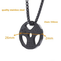 Collar de Acero de Titanio "Dumbbell"