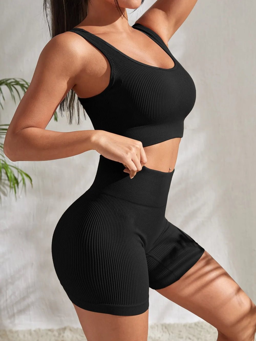 Set Deportivo 2 Piezas (Top y pantalones cortos) para fitness