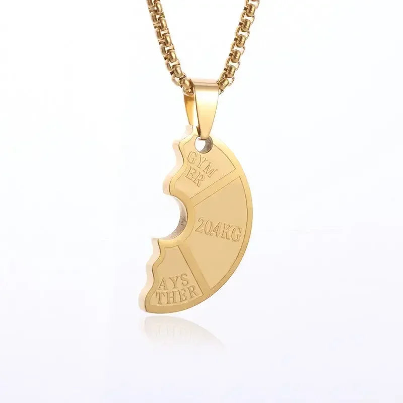 Collar de Acero de Titanio "Dumbbell"