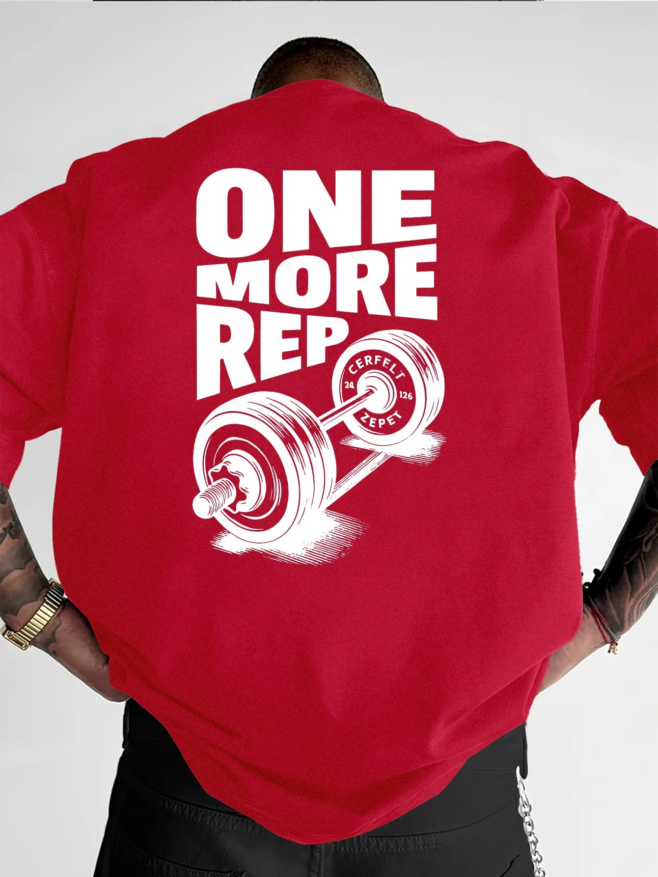 Camiseta Vintage "One More Rep"