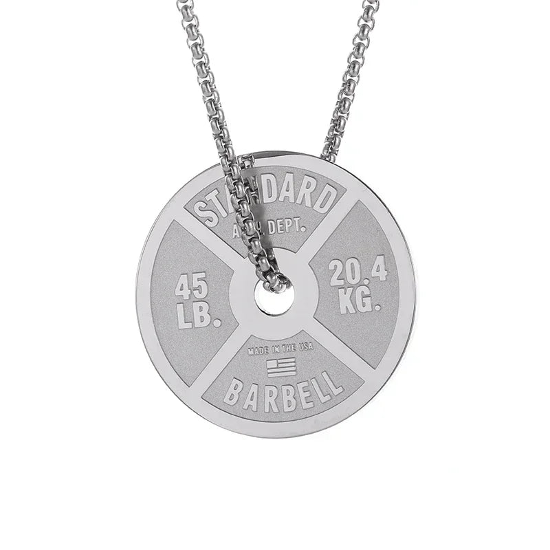 Collar de Acero de Titanio "Dumbbell"