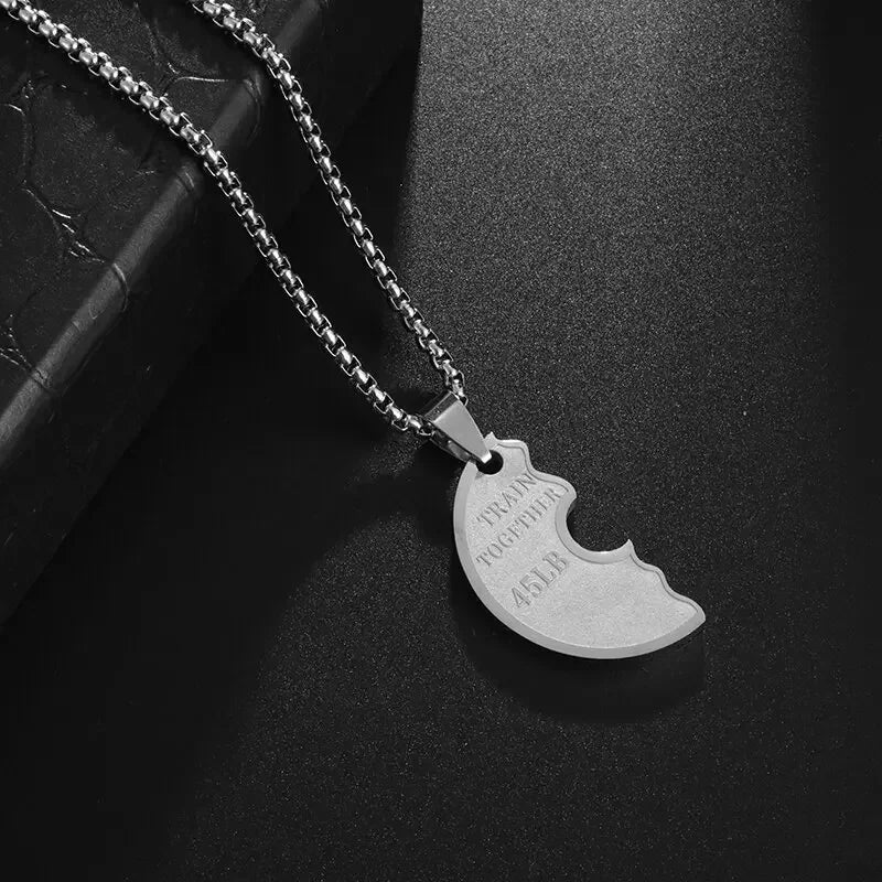 Collar de Acero de Titanio "Dumbbell"