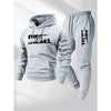 Conjunto Deportivo Diesel 1978 – Sudadera con Capucha + Jogger Hombre (Gris)