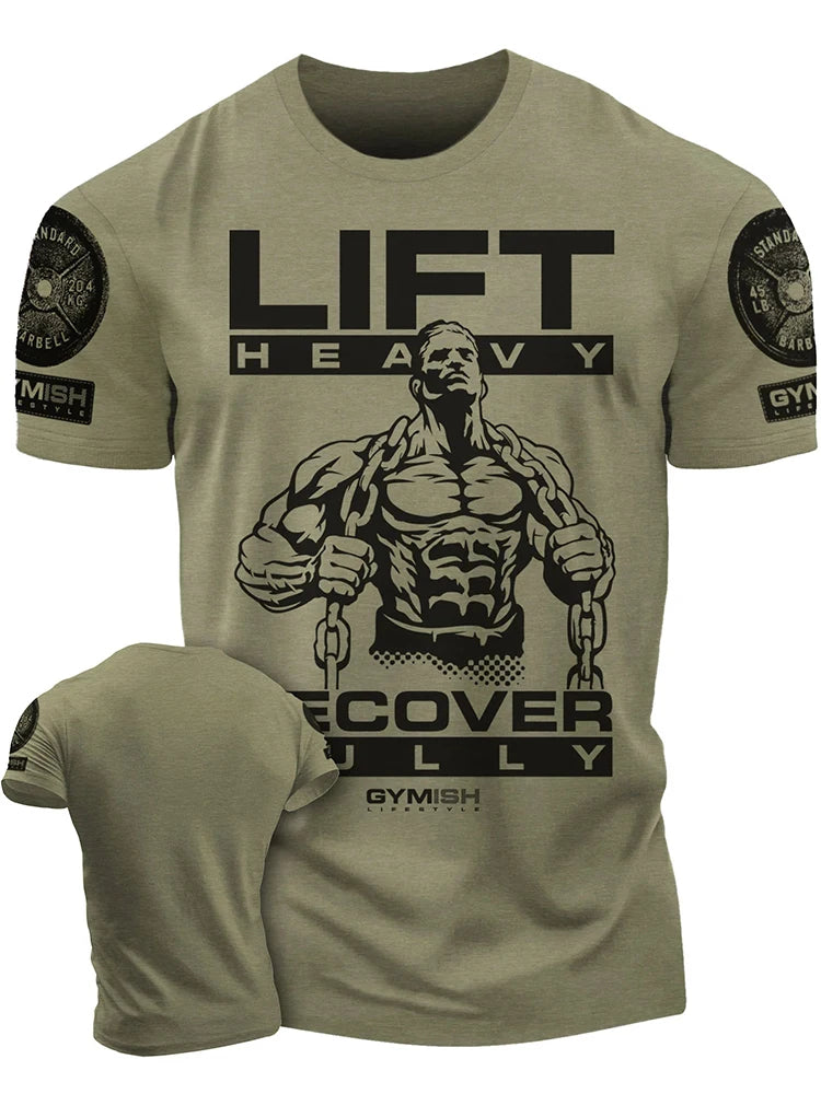 Camiseta 3D Printed Recover Fully Workout