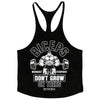 Camiseta Stringer gimnasio "Biceps Don't Grow on Trees"
