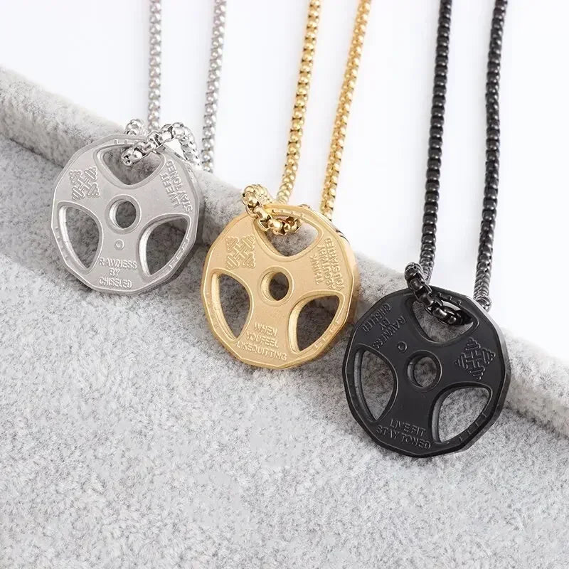 Collar de Acero de Titanio "Dumbbell"