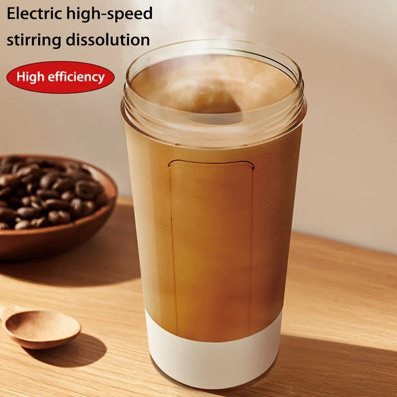 Taza agitadora eléctrica con carga portátil