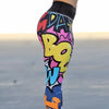 Mujer Digital Printing Leggings entrenamiento Leggings alta Waist Push up Leggins Mujer fitness Leggings Mujer'S pantalones